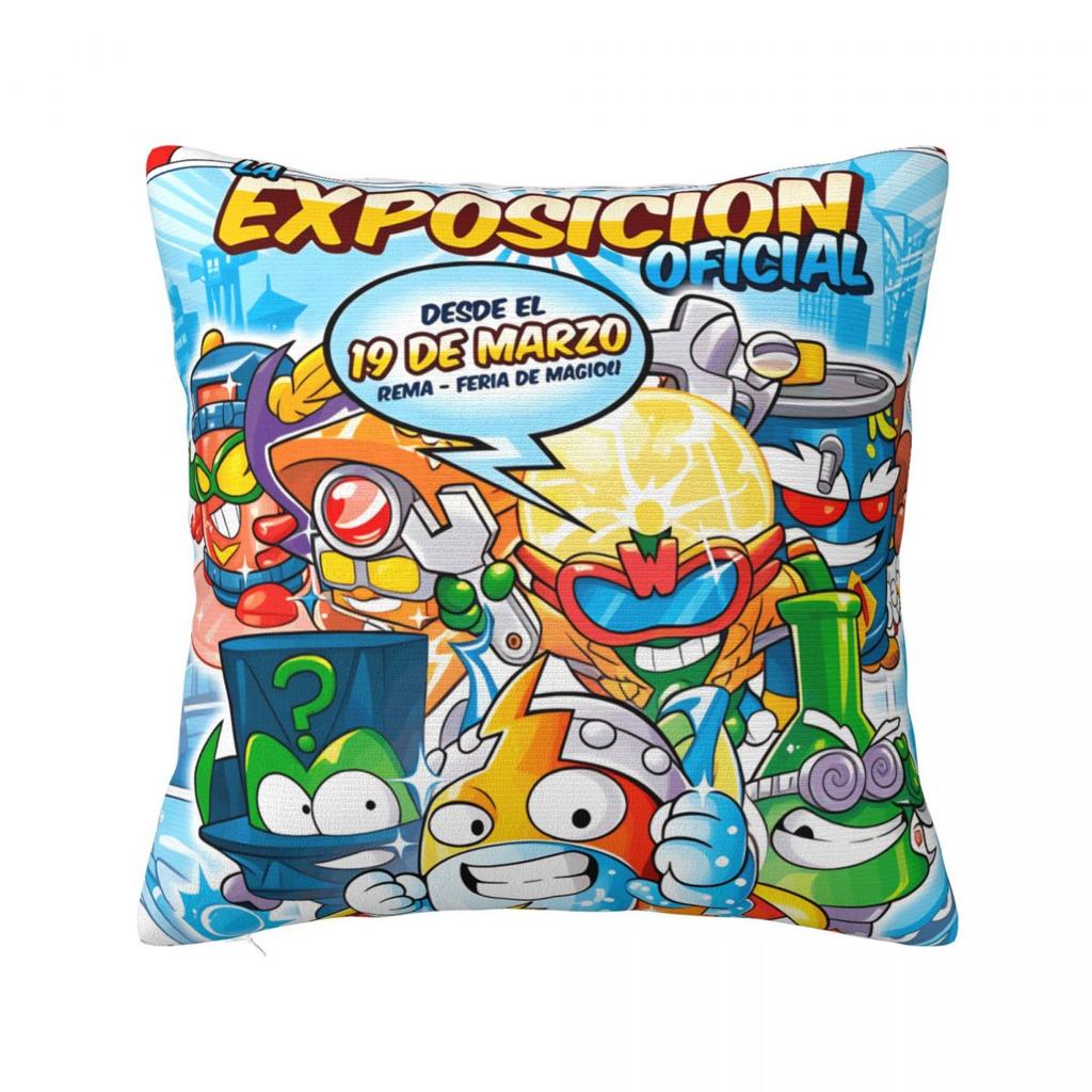 Super Zings Game Pillow Cover Cartoon Polyester Pillow Case Cushion Cover Fashion Pillowcases For Chair Sofa Home Decoration