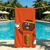 E-Reeses-ES Логотип Шоколадное Полотенце Для Кемпинга На Открытом Воздухе Пляжное Полотенце Супер Впитывающее Быстросохнущее Летнее Полотенце