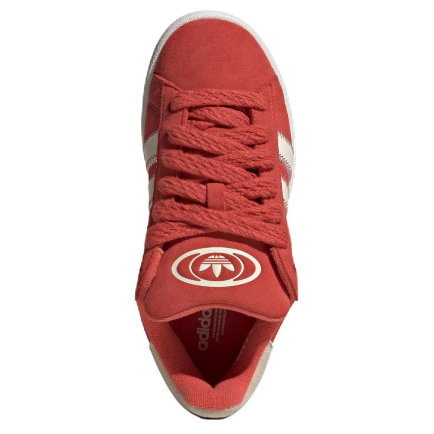 adidas Campus 00s Crew Красно-белые женские кроссовки кремово-белые основные белые JQ5805