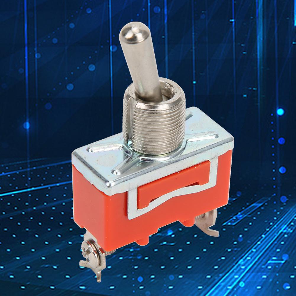 10 шт. E TEN1021 AC 250V 15A Мини тумблер ВКЛ ВЫКЛ 2 положения 2 контакта тумблер