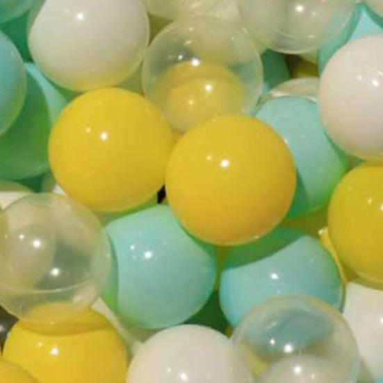 100 шт. Шарики для сухого бассейна Утолщенные Экологичные Гладкие Многоразовые Устойчивые к укусам Практические навыки