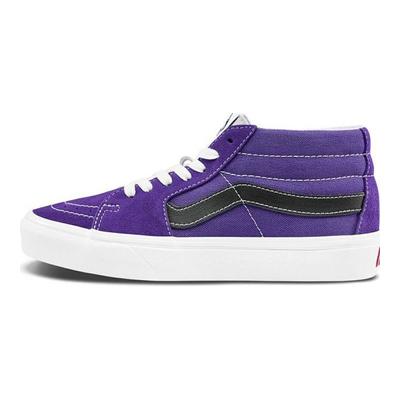 Sk8 Заворачивающиеся Нескользящие Полувысокие Кеды для Скейтбординга Унисекс Кеды для Скейтбординга Фиолетовые VN0A3WM3WZ8