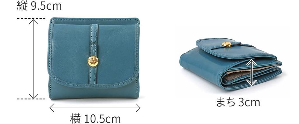 Кошелек двойного сложения из натуральной кожи цвета грейж [Dakota] женский DA-31720-13