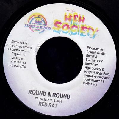 7-дюймовая пластинка RED RAT / SIZZLA - Round & Round / Mama Africa NONE Kings of Kings, 2003 Ямайка Регги, Ска и Даб Б/У