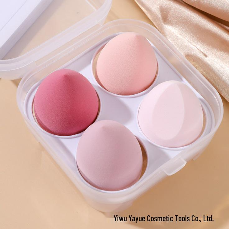Super Soft Beauty Sponge Makeup Egg Set - Non-Absorbing Puff Cushion
