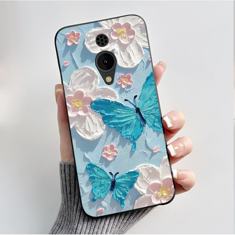 Печатный чехол для телефона Nokia 150 2G 2023 C2 C10 C20 Funda Coque Мягкий силикон Черный корпус Чехол Милый Цветок Мультяшный Корпус Capa