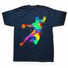 Funny Handball Player Designs Graphic T-shirts Men Women's Fashion Casual Oversized Tshirt 100% Cotton Loose Oversized T Shirt