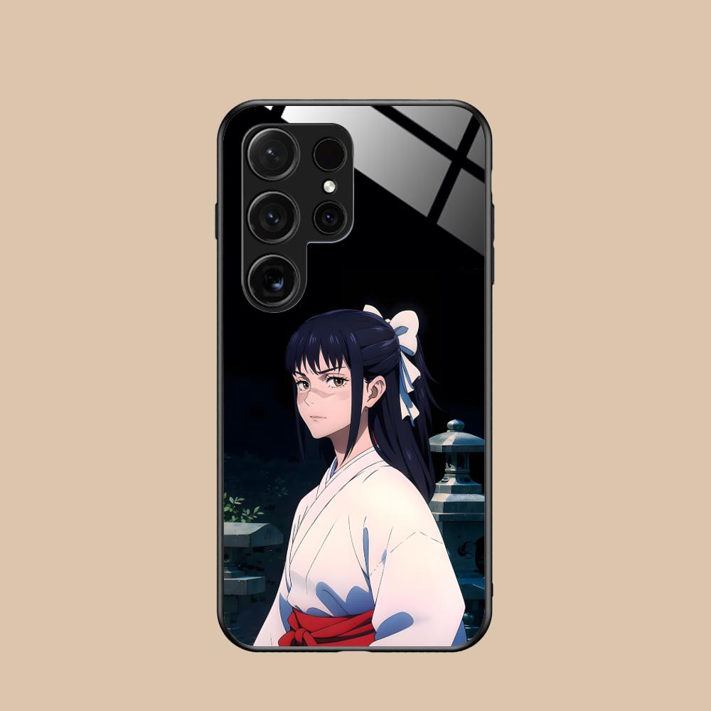 Чехол для мобильного телефона JJK Utahime Iori из стекла для Samsung Galaxy S26 S25 S24 S23 S22 S21 S20 Note20 Plus FE Ultra Цветной чехол