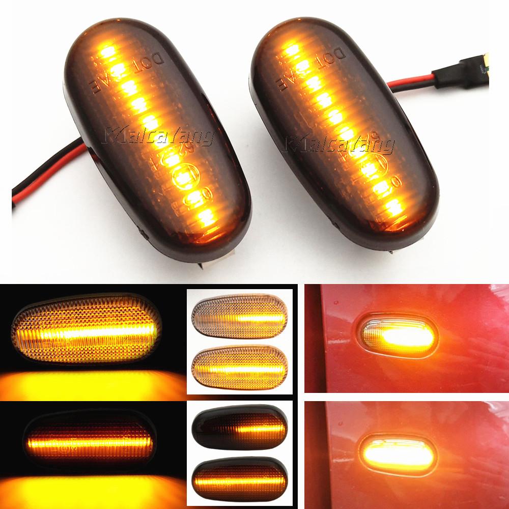 LED Turn Signal Side Marker Light Blinker for Alfa Romeo Mito 147 GT 147 Pre-facelift for FIAT Bravo II Sequential Flashing