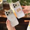 Милый Кавайный Розовый Цветочный Чехол Для Телефона Для iPhone 17 16 15 14 Pro Max Магнитный Заяц Медведь Форма Сердца Держатель Стенд Защитная Крышка для