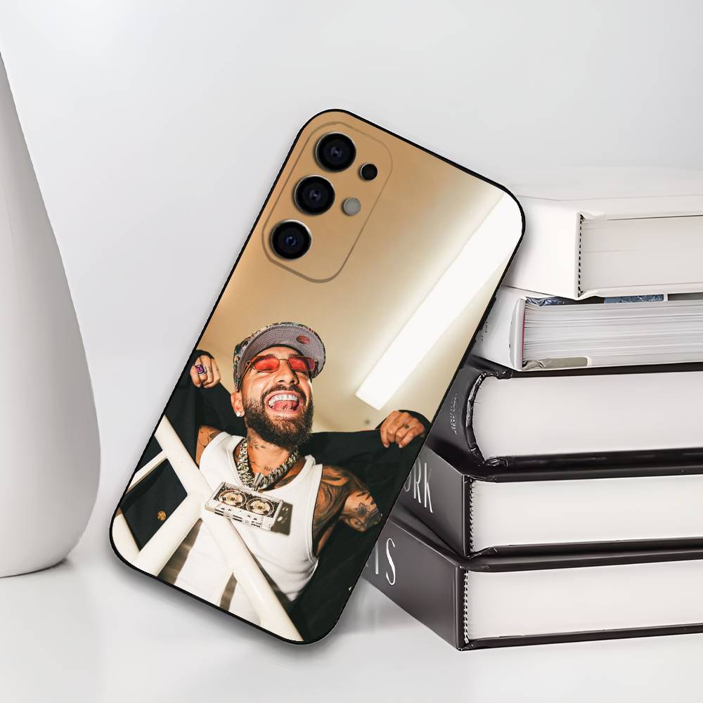 M-Maluma P-Pelon Phone Case For Samsung S25,S24,S21,S22,S23,S30,Ultra,S20,Plus,Fe,Lite,Soft Black Cover