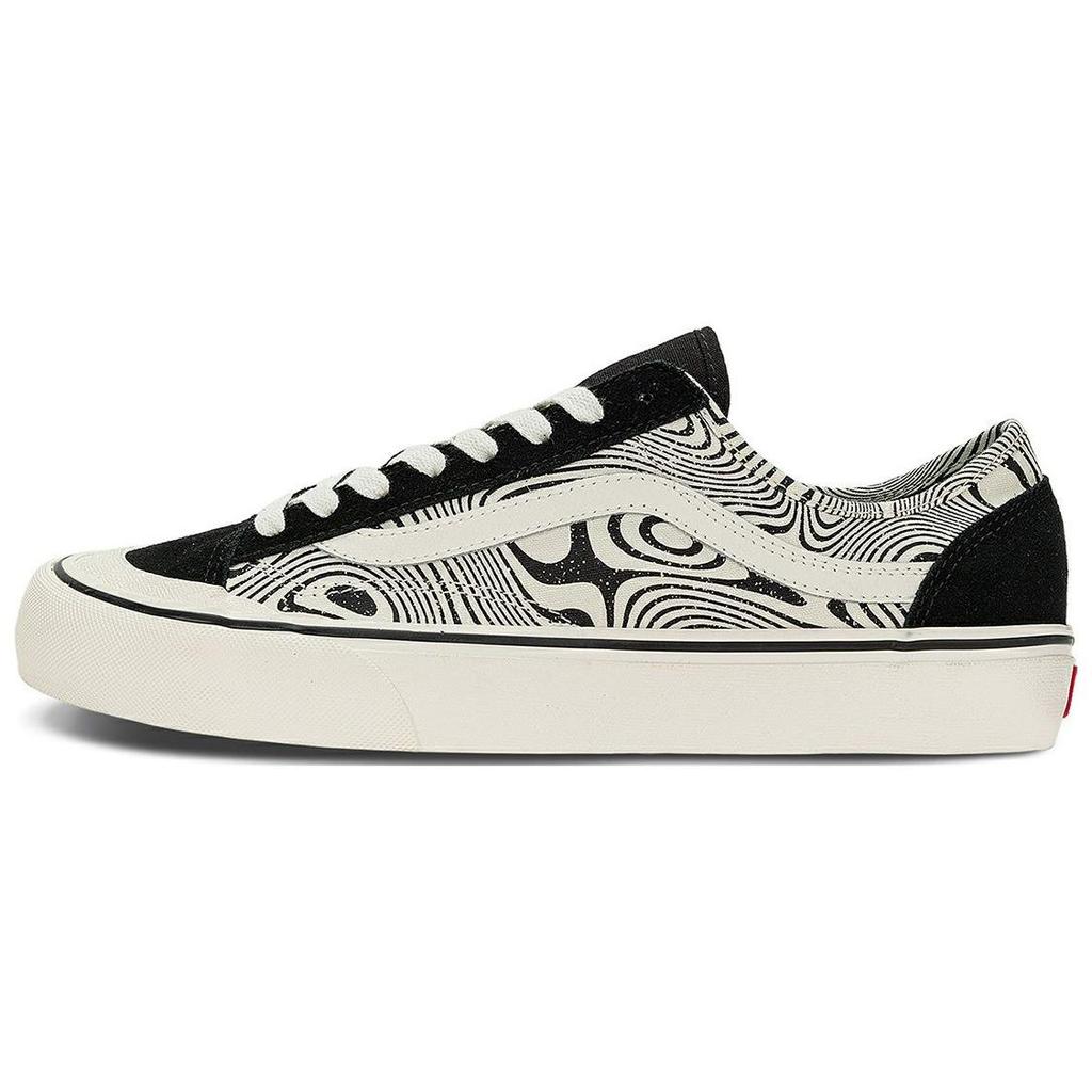 Vans Style 136 Decon VR3 SF Trippy Grain - Black Unisex Sneakers White Trippy-Grain-Black VN0A4BX9BKA