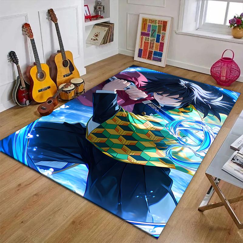 Tomioka GiyuuPrinted Area Rug Carpet for Bedroom Living Room Home Decor Rugs Mat Non Slip Mat Rug for Bedside