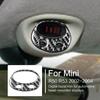 Для Mini Cooper Hatch One R50 R53 2002-2004 Наклейка на проекционный дисплей из углеродного волокна Автомобильный дисплей над головой Цифровая рамка для часов Отделка