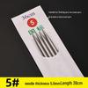 Three Swallow Stainless Steel Knitting Needles Set for Handmade Scarves and Sweaters