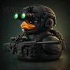 Модный Военный Декор для Рабочего Стола, Тактическая Утка Ночного Видения, Крутая Статуэтка, Стол для Геймеров, Модель Коллекционера, 4 Цвета, Автомобиль