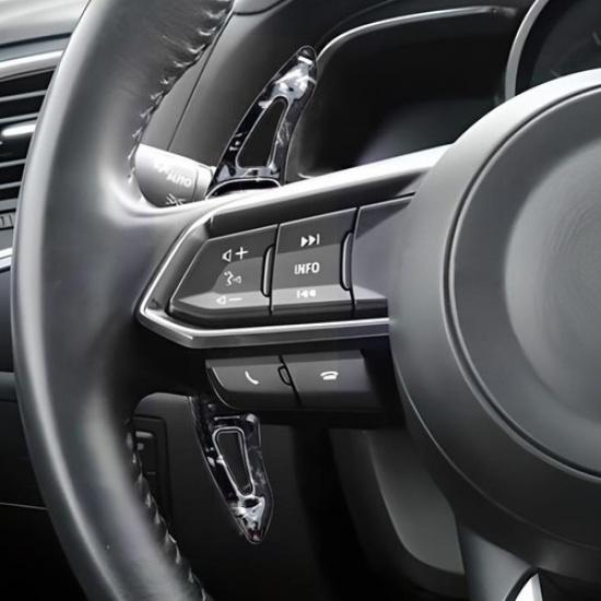 Кованые подрулевые лепестки переключения передач с рисунком "Карбон" для Mazda 3 6 CX3 CX5 MX-5
