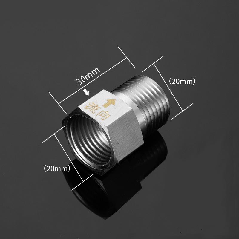 Male Female Check Valve One Way Non-Return Valve Water Heater Toilet Water Pipes