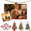 40cm Christmas Tree With Lights & Decorations, Potted & Glowing, Full Of Festive Vibe