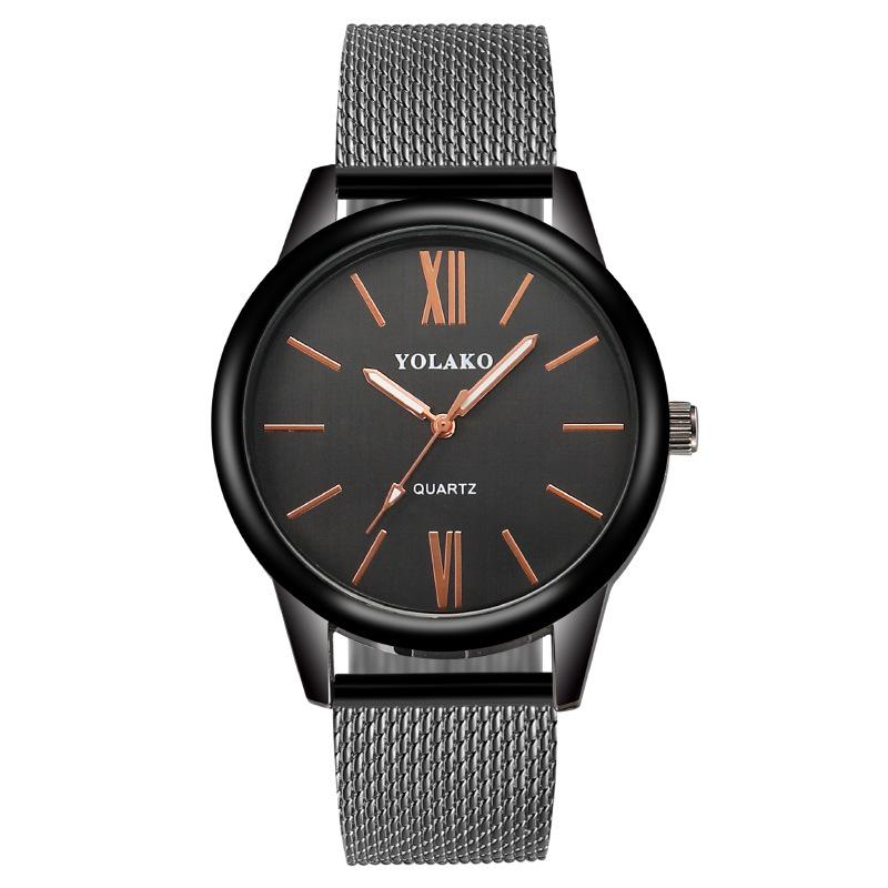 Простые и стильные мужские часы мужские часы пластиковый ремешок кварцевые часы мужские часы