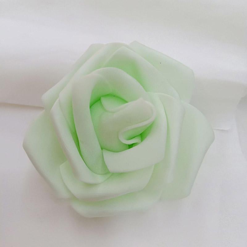 Модный декор для вечеринки, букет искусственных роз, сделай сам, домашний искусственный ПЭ-бутоны для вечеринки, пенопластовые цветы 6 см, свадьба, 10 шт.