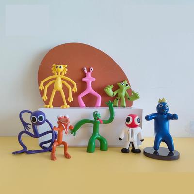 Радужный Друг 8 шт./набор Фигурки-украшения Игровая периферия Модель монстра Подарки Игрушки