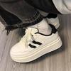 Little White Shoes Women's 2025 New Popular Casual Shoes Women's Shoes Autumn Breathable Niche Versatile Thick Baseplate Shoes Women