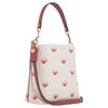 New COACH Mollie Split Cow Leather Bucket Bags Handbags Shoulder Bag Crossbody Bag Small Size Women's Chalk White CA249-IMCAH