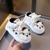 Kids Cartoon Sneakers Boys Girls Fall High Top Velcro PVC Sole Lightweight Comfortable Casual Shoes