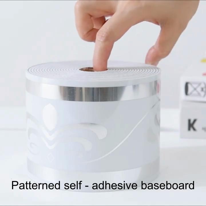 Толстый рулон, европейский стиль, мраморная плитка, панельные обои, самоклеящийся ПВХ, имитация кирпича, съемный, сделай сам, защитная полоса для пола и стен