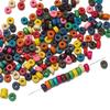 500 шт./лот Цветные Деревянные Плоские Круглые Бусины Распорки для DIY Браслетов, Ожерелий, Серёг, Изготовления Украшений