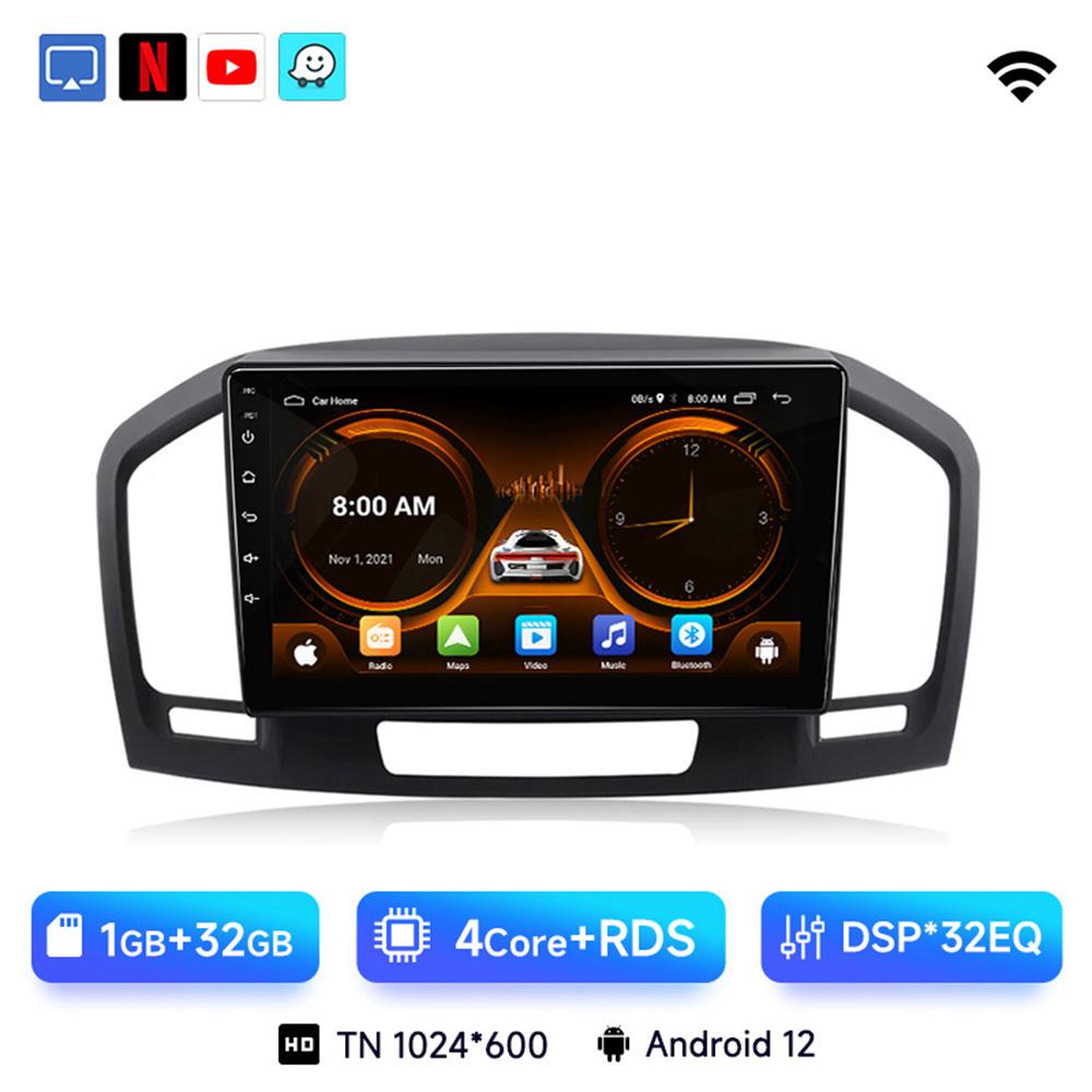 JIUYIN Автомагнитола Android 13 Для Buick Regal Opel Insignia 2009 - 2013 беспроводной CarPlay Auto интеллектуальные системы авто Lect
