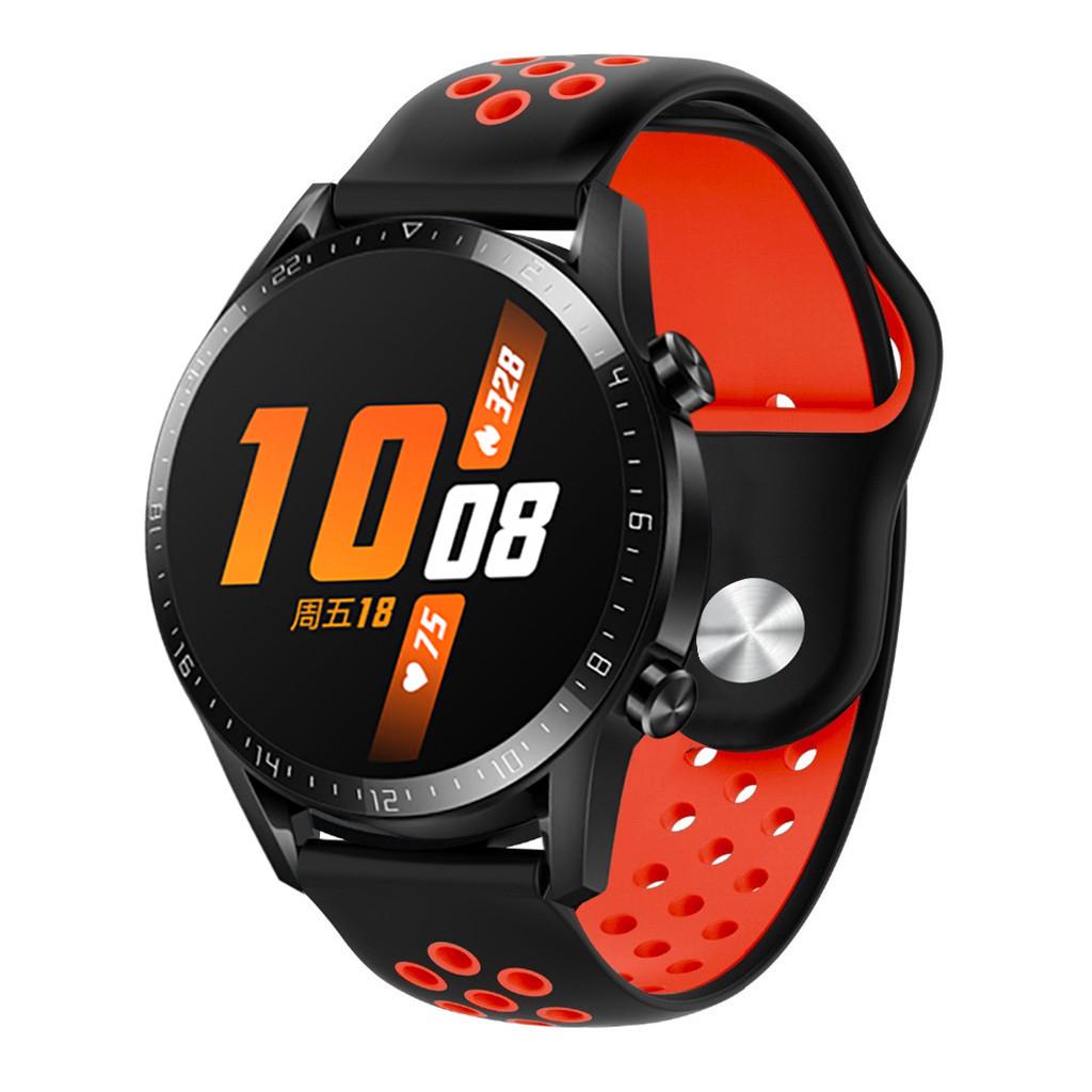 Силиконовый спортивный сменный ремешок для часов GT2 46 мм