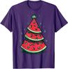 Christmas In July Watermelon Christmas Tre Fruit Gift Unisex T-Shirt
