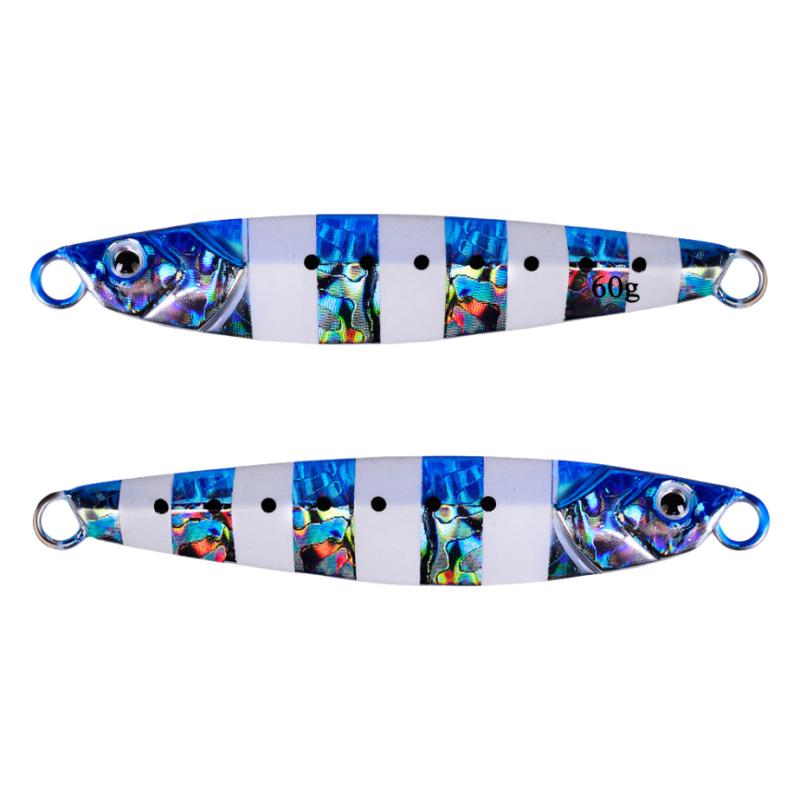 Luminous Iron Plate Long-range Casting Metal Road Bait, Biomimetic False Bait, Submerged Iron Plate Fishing Gear