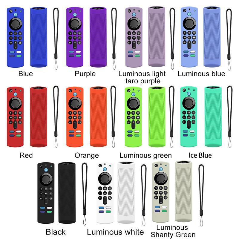 Silicone Case Protective Cover For Fire TV Stick 4K MAX/ 3rd Gen /4K Remote Control Anti-drop Dustproof Case Shell