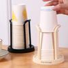 Paper Cup Dispenser Durable Space-Saving Inverted Mouthwash Cup Holder for Kitchen Bathroom Vanity Countertop