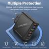 3.1A 5-портовое USB-зарядное устройство для мобильного телефона с вилками EU, US, UK, KR