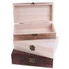 Retro Jewelry Box Desktop Wood Clamshell Storage Hand Decoration Wooden Box