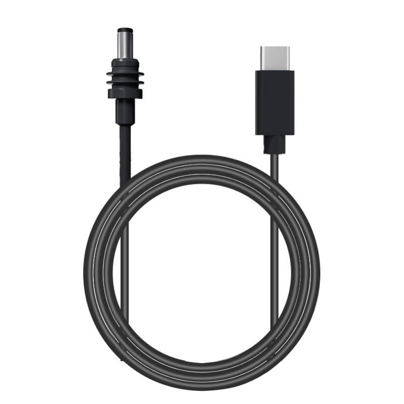 Прямоугольный кабель питания DC для спутникового оборудования, замена, USB-C на DC 100 Вт, 2 м/6,5 фута, для PD-адаптера питания 65 Вт