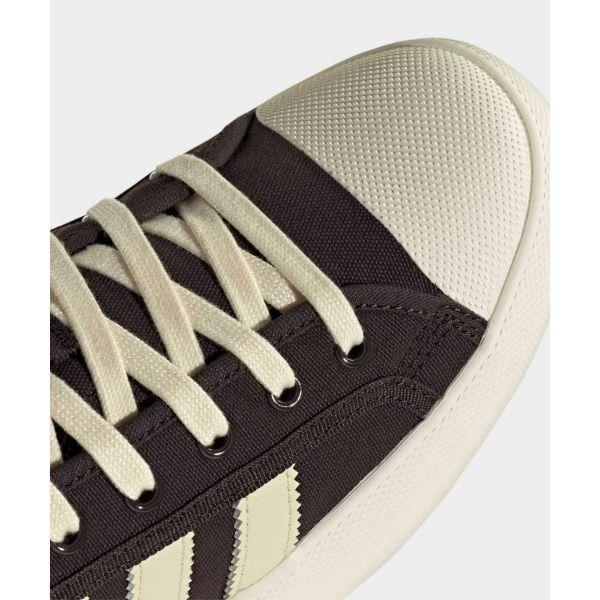 Adidas Originals Nishi Canvas Aura Comfortable Versatile Durable Low-Top Skate Shoes Unisex sneakers Black White LA6438