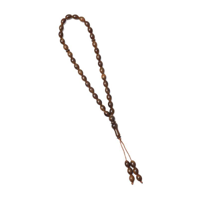 Исламский тасбих из 33 бусин, Розарий для молитвы, Бусины 9x12 мм, Ручная нить Хуэй из Ближнего Востока