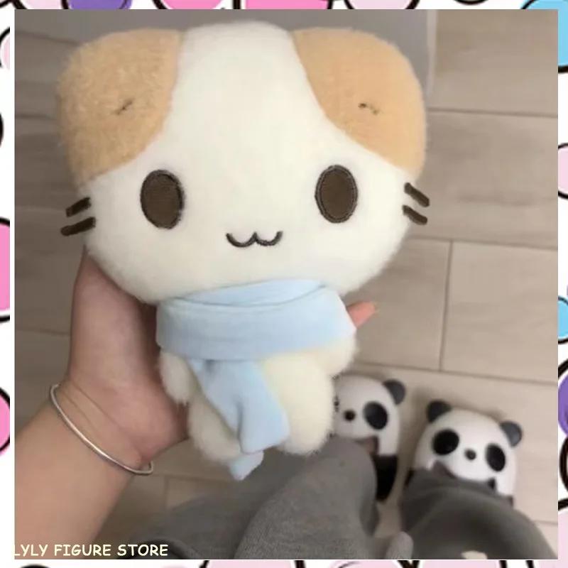 Плюшевая игрушка-кошка Masyumaro Fluffy Fuwa Nyanko Идеальный брелок-подвеска Идеальный брелок Кавайный Аниме Женская сумка Идеальные брелоки Брелок-талисман Брелок