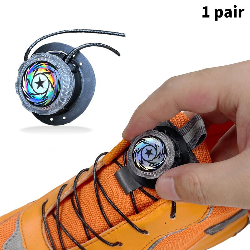 1Pair Sneaker Shoelaces Elastic No Tie Shoe Laces Stretching Lock Creative Lazy Laces Quick Rubber Shoelace Shoestrings