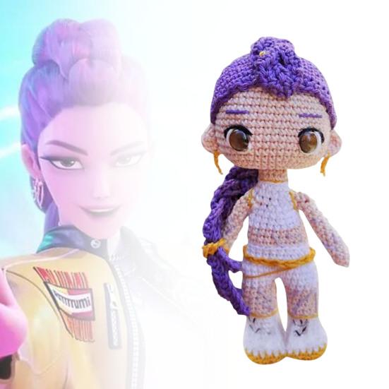 Юшэн Корейская Поп Вязаная Кукла Ручной Работы Вязаный Охотник Аниме Коллекционная Кукла Подарок для Фанатов Коллекционеров Наполнитель для Рождественского Чулка