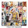 57 шт. Наклейки Аниме One Punch Man Японская Манга Мультфильм Сайтама Генос Рисунок Каракули Декор для Ноутбуков Чехлов