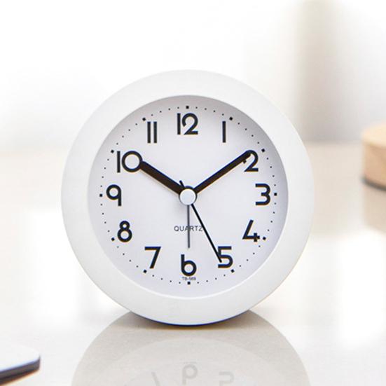 Аналоговый будильник с ночником, не тикающий, бесшумный, работающий от батареек, для спальни, настольный, цифровой