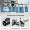 Алюминиевая ветрозащитная сушилка для балкона - Верхнее крепление, Конструкция с отверстиями для надежного развешивания одежды