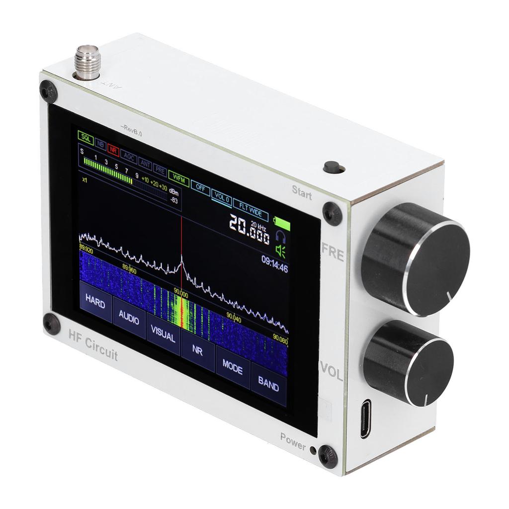 SDR-приемник с сенсорным экраном, беспроводной приемник, промышленные аксессуары, 50 кГц‑2 ГГц, 3,5 дюйма