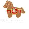 Brooch Pin 2026 Zodiac Horse Brooch Zinc Alloy Enamel Shirt Collars Scarves Badge Traditional Culture Jewelry